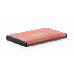 GEMBIRD Eksterno kućište za 2.5 inča SATA HDD/SSD diskove, aluminijumsko, pink (EE2-U3S-3-P)