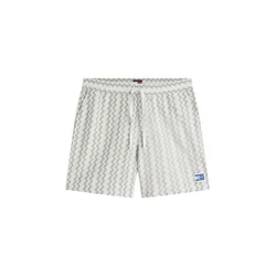 Tommy Jeans Hlače pastelno zelena/bela