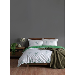 L`ESSENTIEL MAISON Ranforce posteljina (140 x 200) Meltem Green