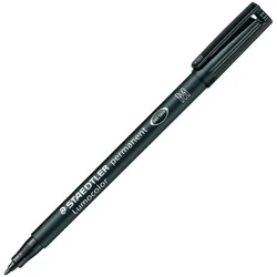 Marker permanentni 1mm reciklirani Lumocolor Staedtler 317-9 crni