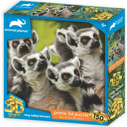Prime 3D Puzzle Živalski planet: lemur kata 3D 150 kosov