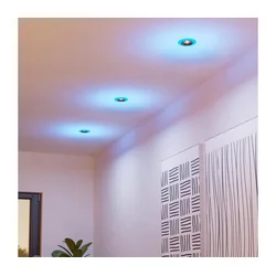 Eglo 901118- SET 3xLED RGB prigušiva kupatilsko svetlo CALONGE 3,8W/230V IP44 + daljinski upravljač