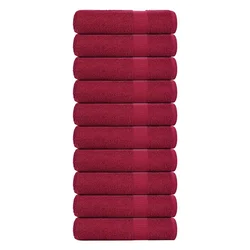 Ručnici za ruke FROGN 10 kom bordo 50x100 cm 360 g/m2