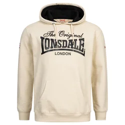 LONSDALE Majica Atherton bež/črna