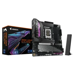 Gigabyte Matična ploča B860M AORUS ELITE WIFI 6E, Intel Core Ultra procesori (Serija 2), AMI UEFI BIOS, Intel B860 Express, Micro ATX