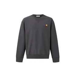 Carhartt WIP Majica American Script temno rumena/grafit/temno rdeča