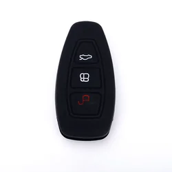 888 CAR ACCESSORIES Silikonska navlaka za ključeve crna Ford