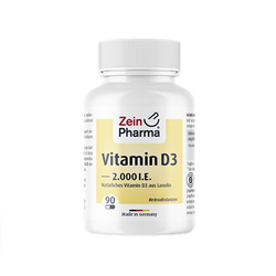 ZEINPHARMA prehransko dopolnilo Vitamin D3 2000 I.E., 90 kapsul