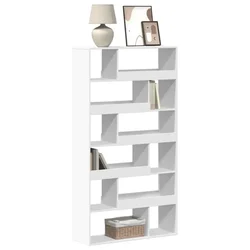 Regal za knjige bijeli 100 x 33 x 187,5 cm konstruirano drvo