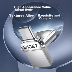 Eaget USB Flash memorija, 256GB, USB 3.1, USB 3.2, Type-C