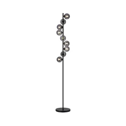 Schöner Wohnen 14506-18 - LED podna lampa DUBAI 9xG9/3W/230V crna/dimljena