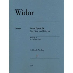 WIDOR:SUITE OP.34 FOR FLUTE AND piano