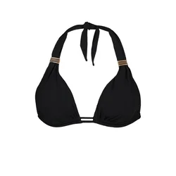 Barts SOLID HALTER TRIANGLE, kopalke ž.top bikini, črna 2479