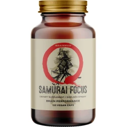 BrainMax Samurai Focus, 120 zeliščnih kapsul