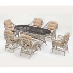 Lessentiel Maison Baštenska garnitura Nova 180x90x75cm Krem
