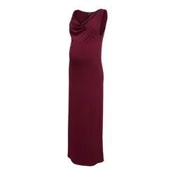 Vero Moda Maternity Obleka VMMCILJA vinsko rdeča