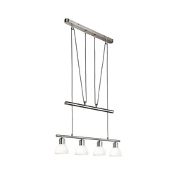 LED luster na sajli MATTES 4xE14/4W/230V 3000K sjajni hrom