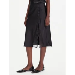 Calvin Klein Midi krilo LV044C672G Črna Regular Fit
