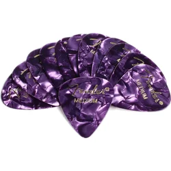 Fender 351 Shape Premium Pick Purple Moto Medium 12 Pack