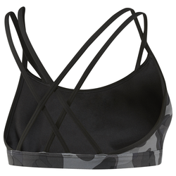 Reebok Strappy Bra - Camo, ženski sportski top, crna