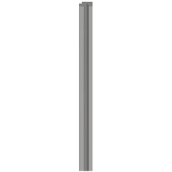 Linerio Zidni Panel 3D S line, Desna lajsna, Siva