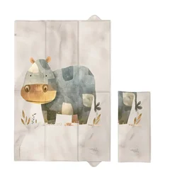 CEBA Potovalna previjalna podloga (60x40) Basic Cosy Hippo
