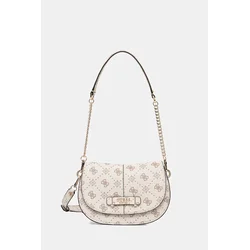 Ročna torba Guess Carrie Logo HWGP98 98200 Écru