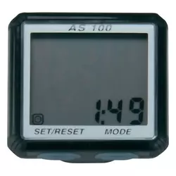 Unitec Kolesarski računalnik "Trend", merilnik hitrosti, dodatna oprema za kolo, 86011, črne barv
