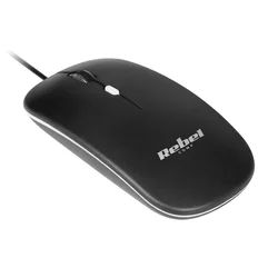 Črna miška Rebel WDM210