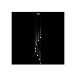 LUXERA 48005 - Viseći luster EBONY 8xG9/33W/230V