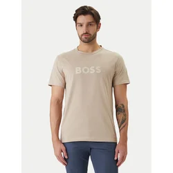 BOSS Majica 50491706 Bež Regular Fit