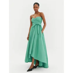 PINKO Večerna obleka 104937 Y3LE Zelena Regular Fit