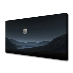 tulup.si Slika na platnu Nočni moon landscape 140x70 cm