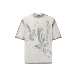 Ed Hardy Majica svetlo siva/bela