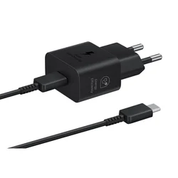 SAMSUNG Kućni punjač EP-T2510 sa kablom 25W, Crni