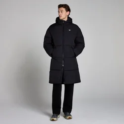 MP Mens Long Puffer Jacket - Black - XS