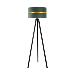 Duolla - Podna lampa DUO 1xE27/60W/230V prečnik 44 cm zelena/wenge