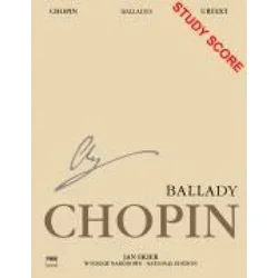 CHOPIN:BALLADY STUDY SCORE FOR PIANO