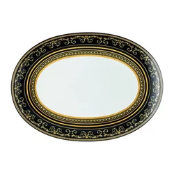 Rosenthal Versace ROSENTHAL VERSACE VIRTUS GALA BLACK Pladenj 38 cm