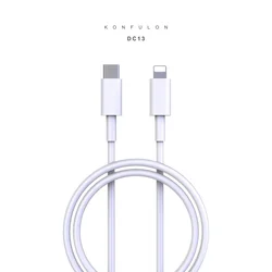 Kabel KONFULON Joko DC13 3A Type-C na iPhone Lightning beli 1m