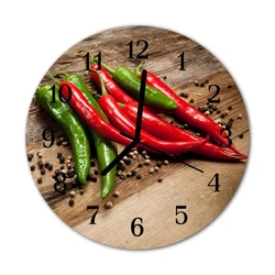 tulup.si Steklena okrogla ura Chilli fi 30 cm