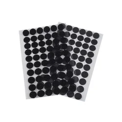 Velcro samolepilna kolesa O15 mm - črna