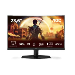 AOC Monitor C24G42E FHD 180Hz Adaptive Sync Curved, 23.6, Crni