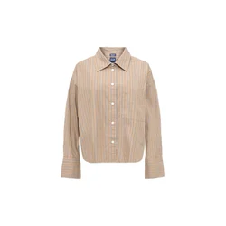 GAP Bluza modra/kapučino/bela