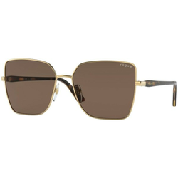 VOGUE Eyewear Sunčane naočale 4199S, zlatna / tamno smeđa / konjak