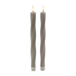 LED sveče v kompletu 2 ks na baterije (višina 26 cm) Sille Twist – Sirius