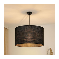 Brilagi - Luster na sajli TUBES ROLLER 1xE27/15W/230V, prečnika 50 cm, u crnoj boji