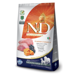 N&D Bundeva hrana za pse - Jagnjetina i borovnica (Adult, Medium & Maxi) 2.5kg