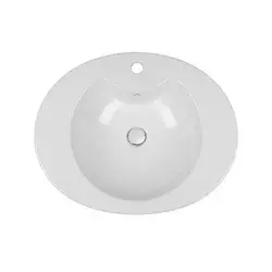Ugradni umivaonik 48x65 cm, Beli