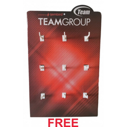 TEAMGROUP DISPLAY STAND Reklamna polica 34x54 cm. GRATIS*